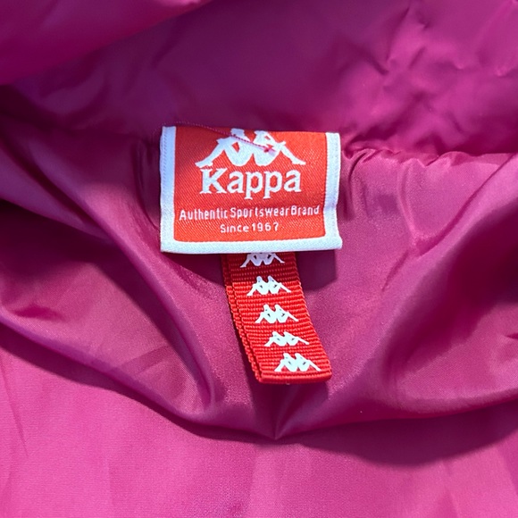 Kappa Kappa pink cropped puffer jacket - Picture 6 of 6